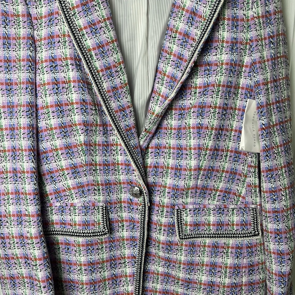 Veronica Beard Tweed Etney Dickey Jacket 4 - Picture 3 of 13